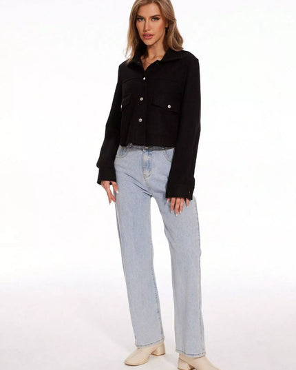 Snap Down Long Sleeve Jacket