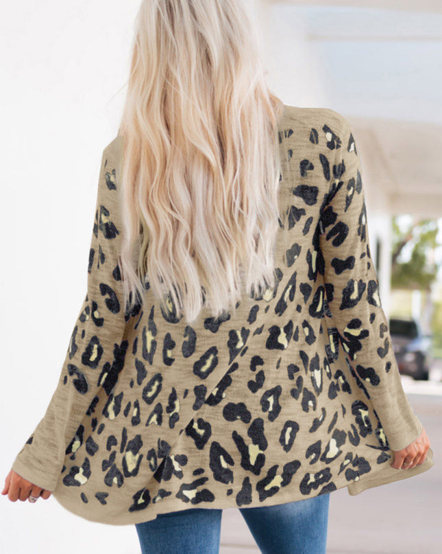 Printed Long Sleeve Cardigan