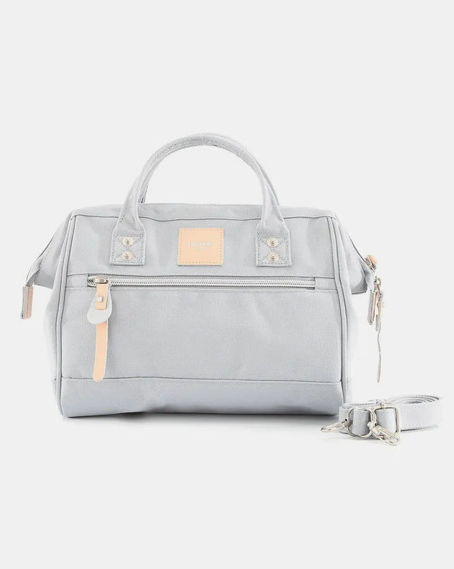 Himawari Waterproof Canvas Removable Strap Handbag Light Blue One Size