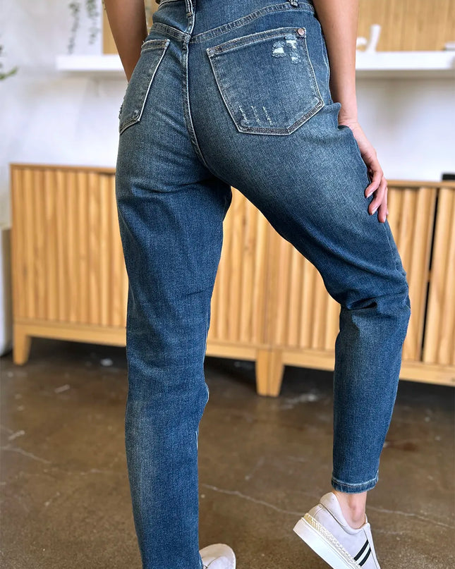 Judy Blue Full Size Tummy Control High Waist Slim Jeans