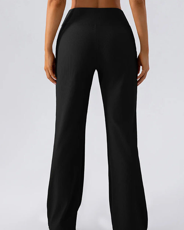 High Waist Straight Active Pants 