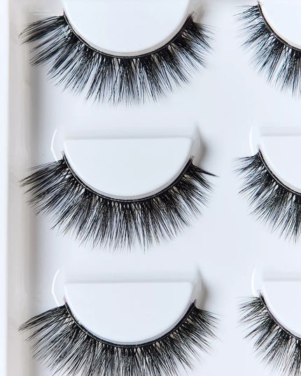 SO PINK BEAUTY Faux Mink Eyelashes 5 Pairs 