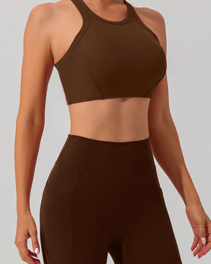 Round Neck Racerback Active Tank 