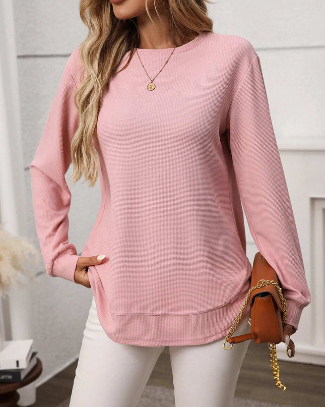 Long Sleeve Round Neck T-Shirt