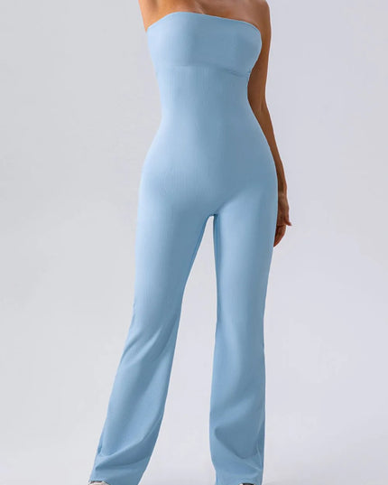 Sleeveless Straight Active Jumpsuit 