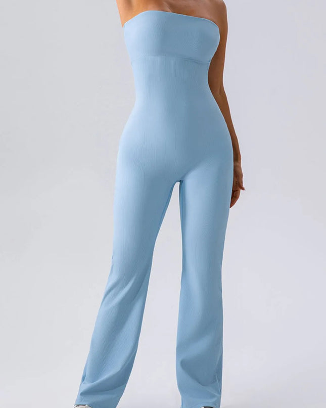 Sleeveless Straight Active Jumpsuit 