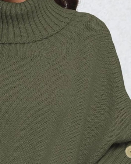 Turtleneck Long Sleeve Sweater