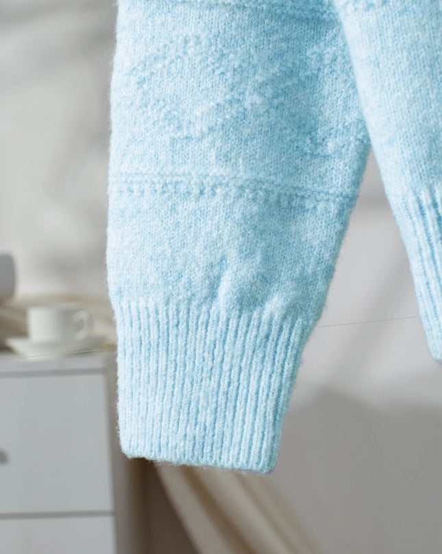 Round Neck Long Sleeve Sweater