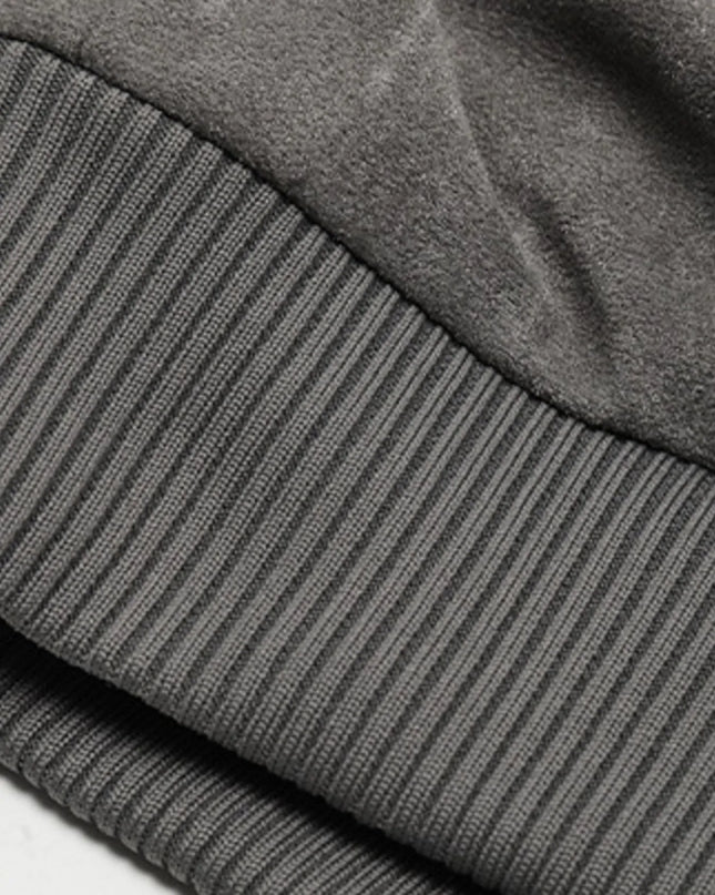 Men's Collared Neck Long Sleeve Jacket