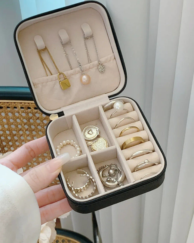 PU Leather Square Jewelry Box