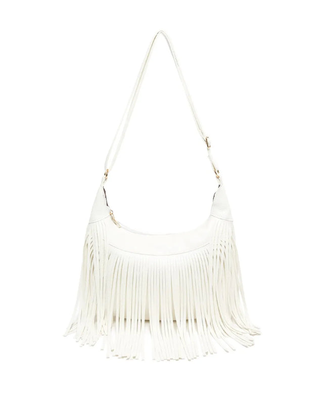 Fringe PU Leather Shoulder Bag 