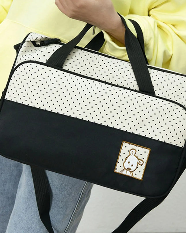 Oxford Cloth Contrast 4 Piece Bag Set