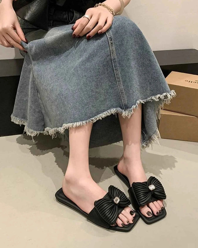 Bow-Knot Flat Sandals