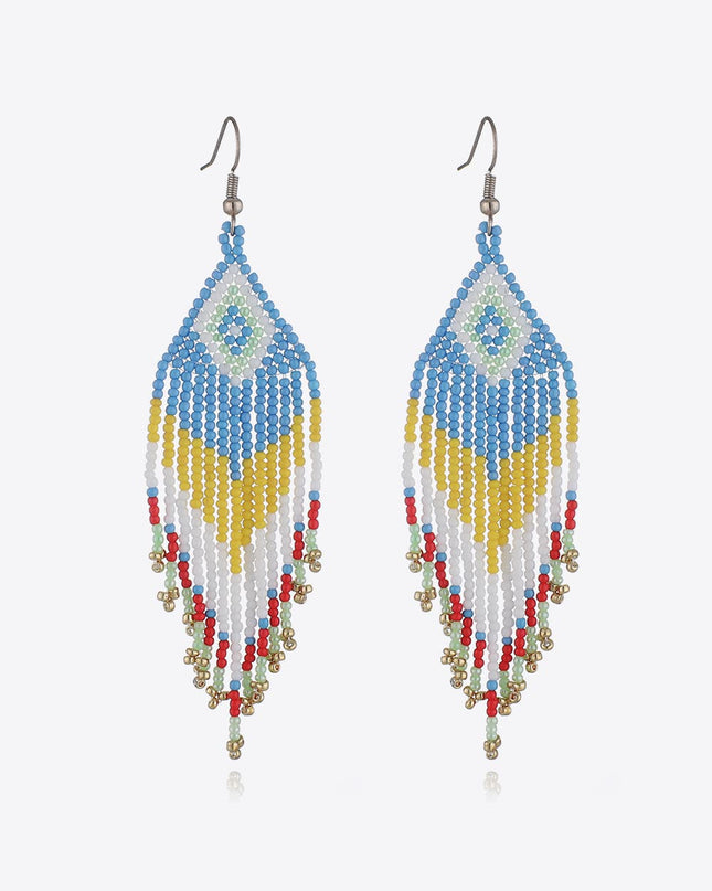 Beaded Dangle Earrings 