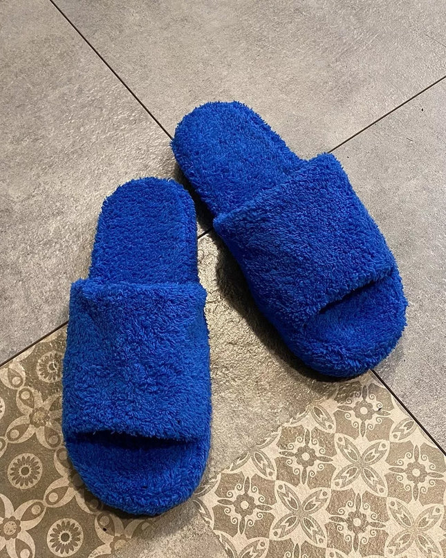 Open Toe Platform Slippers