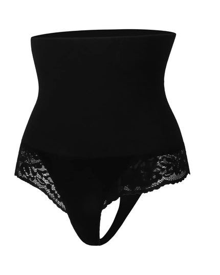Lace Detail High Waist Shaping Panty