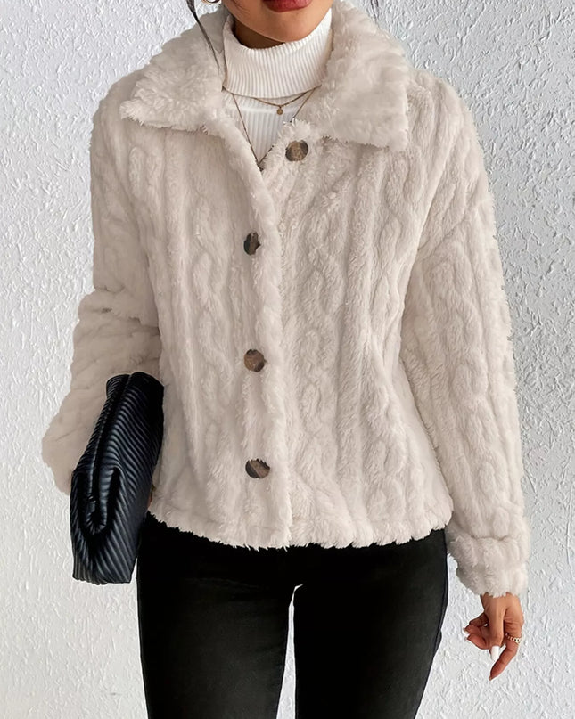 Cozy Fleece Button-Up Outerwear