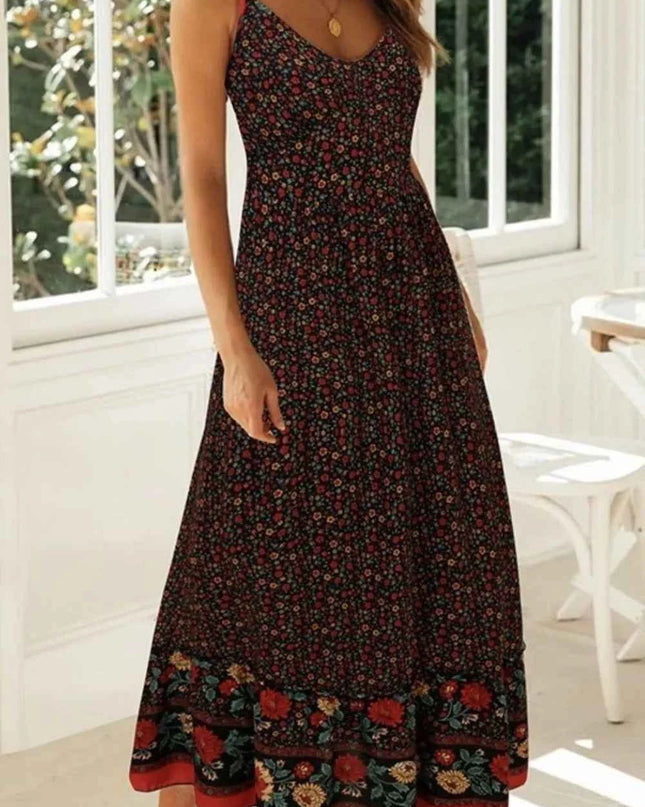Printed Maxi Cami Dress