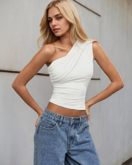 One-Shoulder Tank Top 