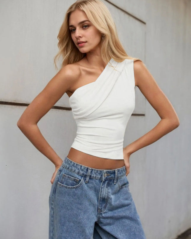 One-Shoulder Tank Top 