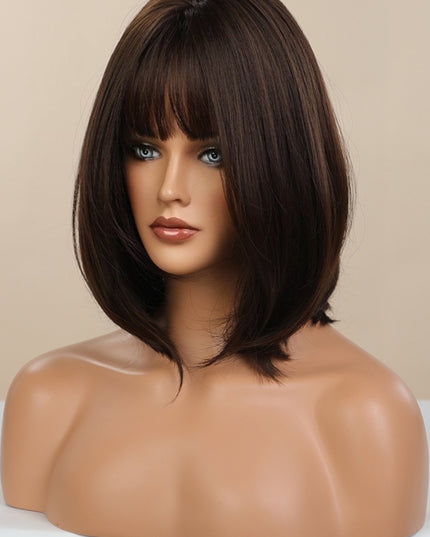 Full-Machine Bobo Synthetic Wigs 9''