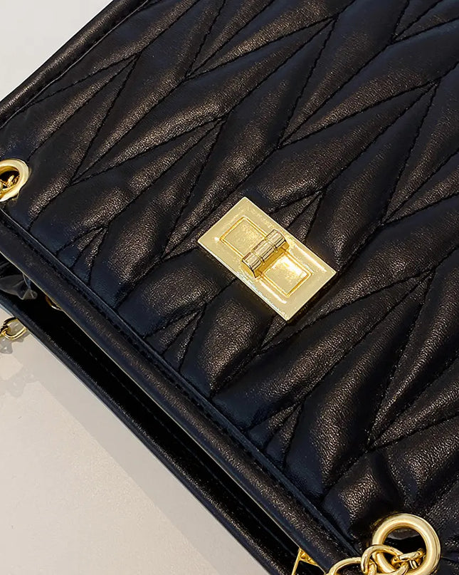 PU Leather Crossbody Bag 