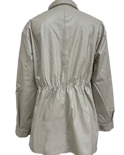 Snap Down Collared Jacket