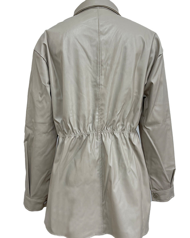 Snap Down Collared Jacket