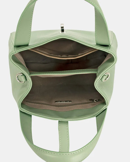 David Jones PU Leather Bucket Bag 