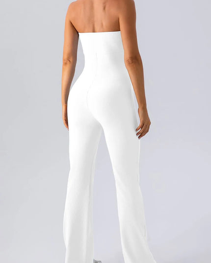 Sleeveless Straight Active Jumpsuit 