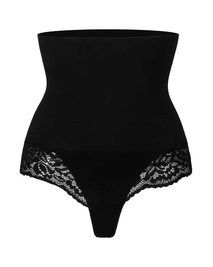 Lace Detail High Waist Shaping Panty