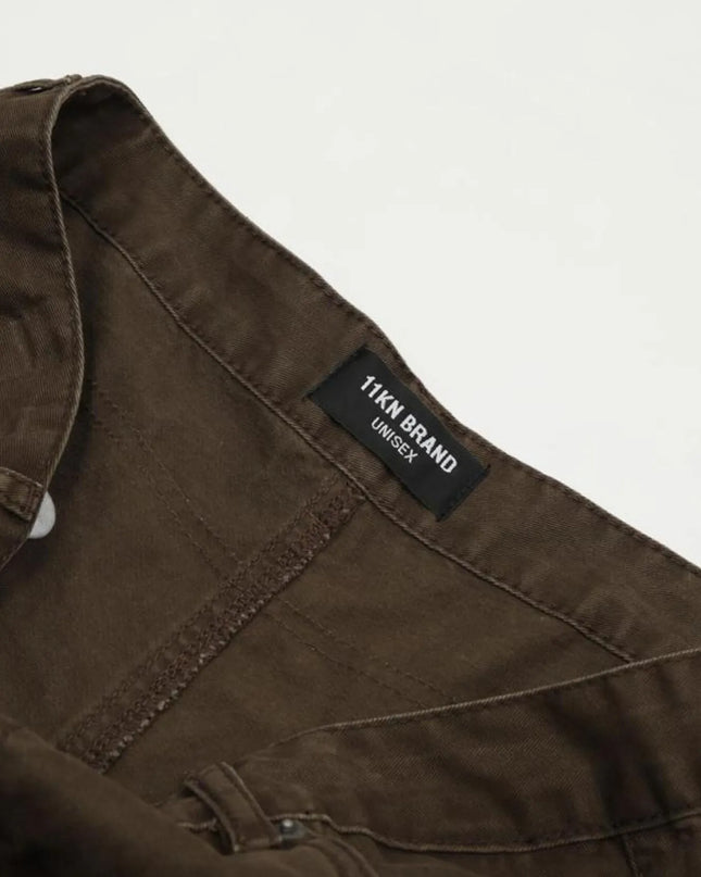 Men's Cargo Jeans with Multi-Pocket