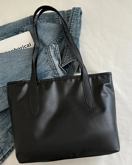 Bow Trim Polyester Tote Bag 