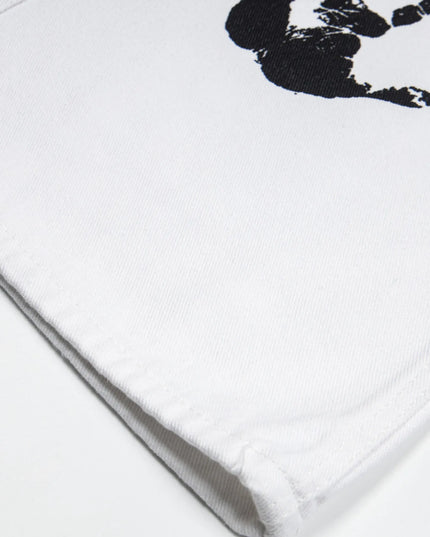 Men's Handprint Pattern Jeans