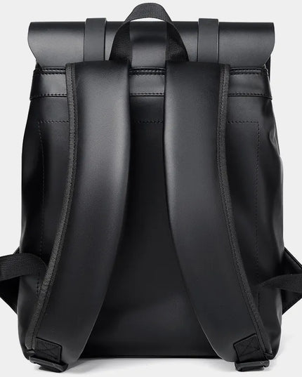 PU Leather Adjustable Strap Backpack Bag 