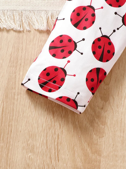 Children's Cartoon Top and Pants Set