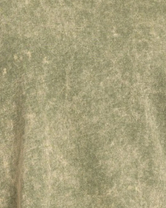 Zenana Heathered Round Neck Short Sleeve Top