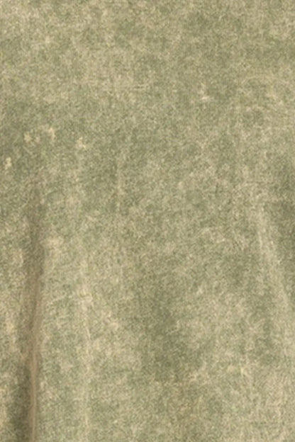 Zenana Heathered Round Neck Short Sleeve Top