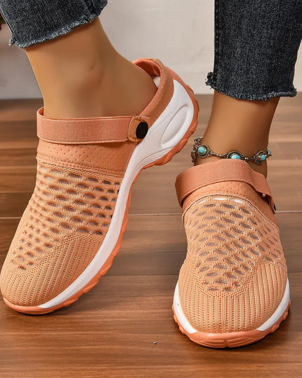 Breathable Mesh Round Toe Sneakers 