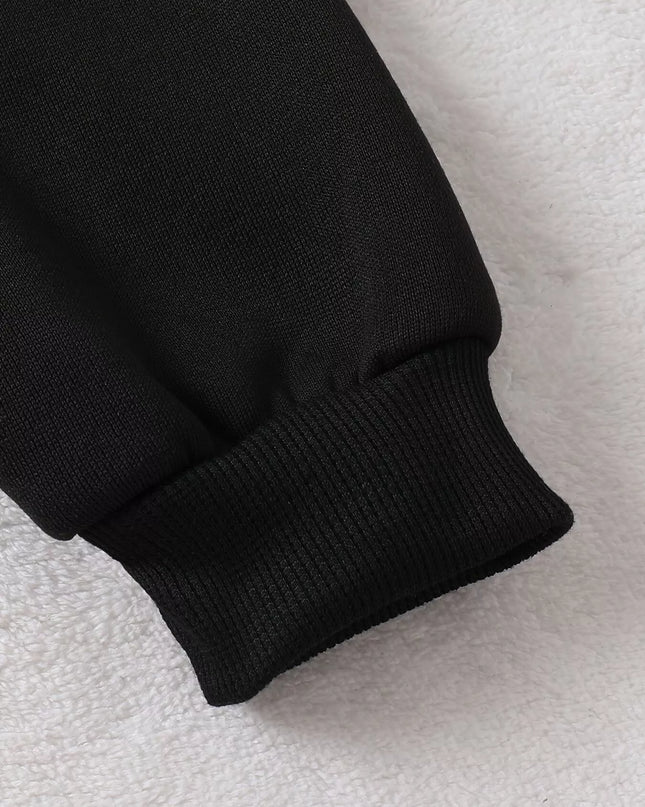 Children's Striped Elephant Hoodie & Pants Set