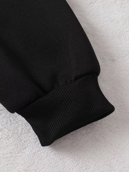 Children's Striped Elephant Hoodie & Pants Set