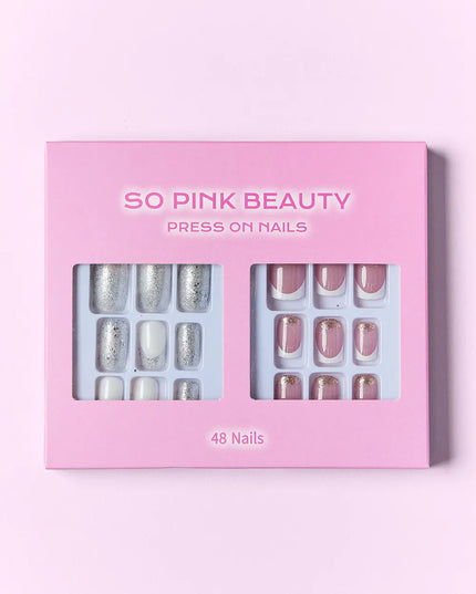 SO PINK BEAUTY Press On Nails 2 Packs 