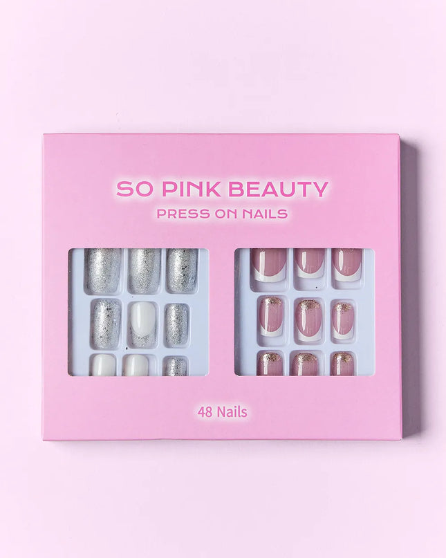 SO PINK BEAUTY Press On Nails 2 Packs 