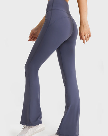 Millennia Elastic Waist Flare Yoga Pants