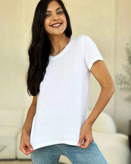 Basic Bae Full Size Round Neck Short Sleeve T-Shirt