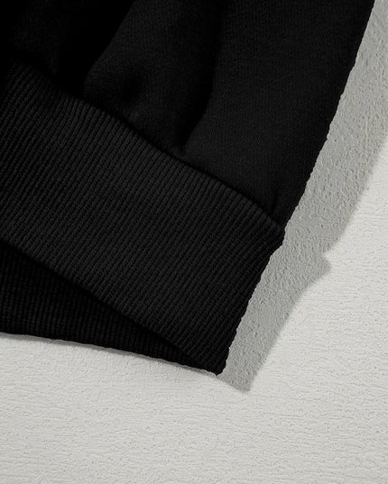 Drop Shoulder Zip Up Jacket and Drawstring Pants Active 2pcs Set