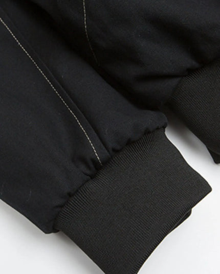 Men's Faux Fur Hooded Zip Up Jacket