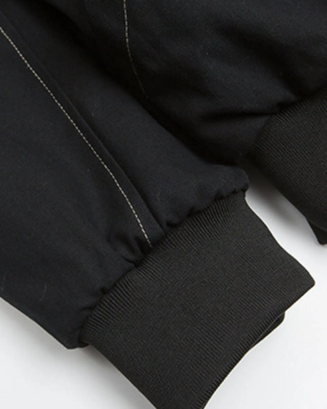 Men's Faux Fur Hooded Zip Up Jacket