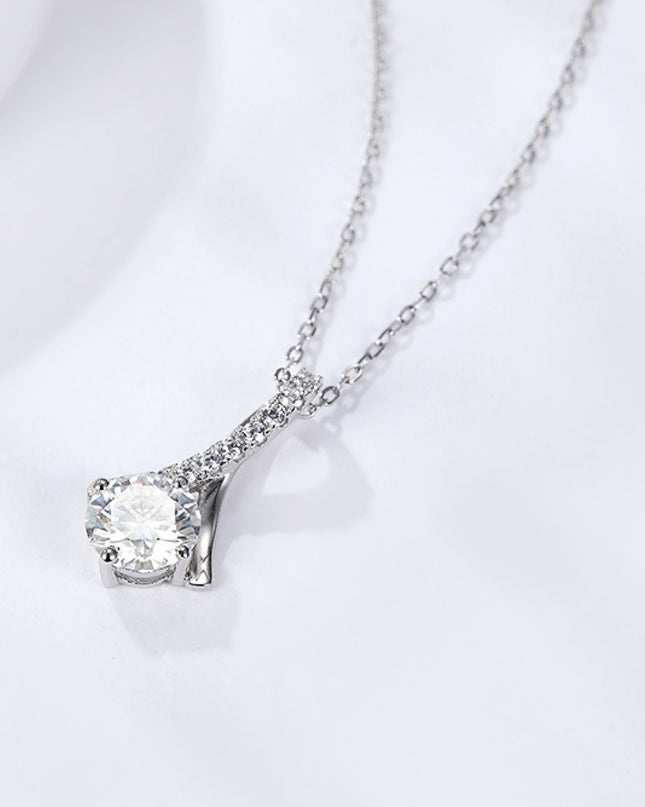Special Occasion 1 Carat Moissanite Pendant Necklace