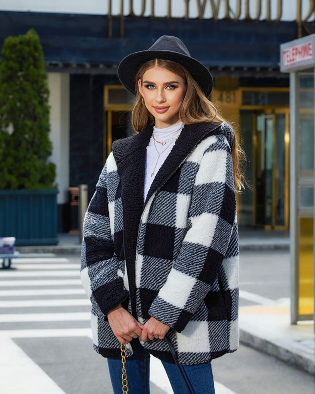 Two-Side Wear Hooded Coat